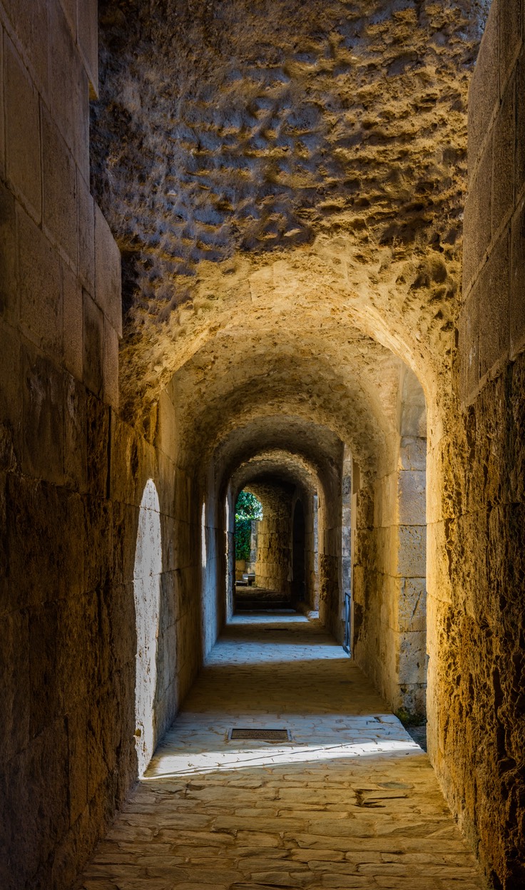 Anfiteatro de las ruinas romanas de Itálica, Santiponce, Sevilla, España, 2015-12-06, DD 08